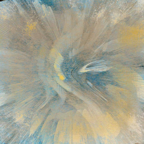 Explosion White Modern Wood Framed Art Print by Allen, Kimberly