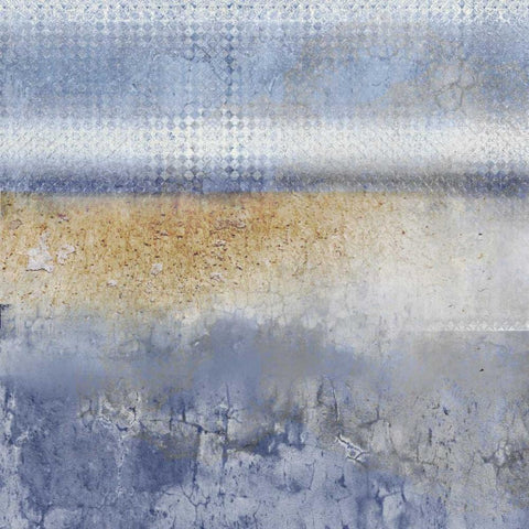 In Blue 2 Black Ornate Wood Framed Art Print with Double Matting by Allen, Kimberly