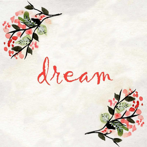Floral Dream White Modern Wood Framed Art Print by Allen, Kimberly