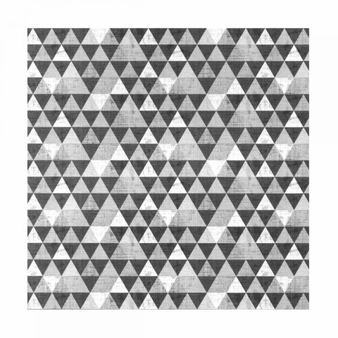 Geo Triangle 1 White Modern Wood Framed Art Print by Allen, Kimberly