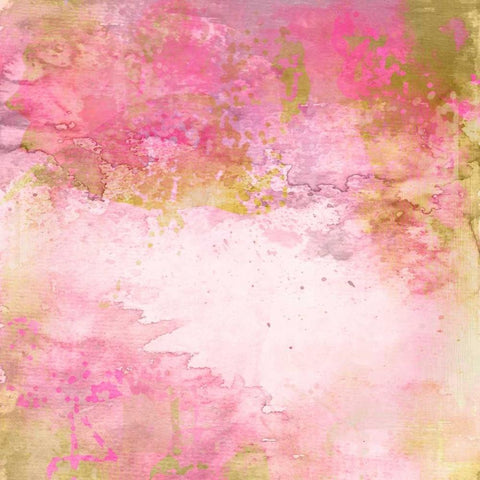 Pretty in Pink Pattern 1 White Modern Wood Framed Art Print with Double Matting by Allen, Kimberly