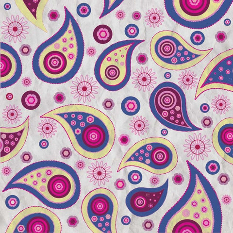 Wild Flower Day Pattern 3 White Modern Wood Framed Art Print by Allen, Kimberly