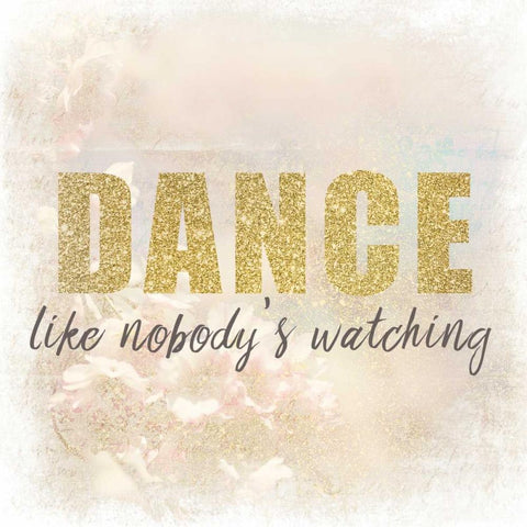 Dance White Modern Wood Framed Art Print with Double Matting by Allen, Kimberly