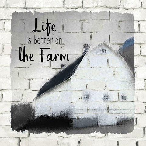 Farm Life 2 Gold Ornate Wood Framed Art Print with Double Matting by Kimberly, Allen