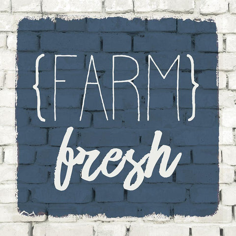 Farm Life 3 White Modern Wood Framed Art Print with Double Matting by Kimberly, Allen