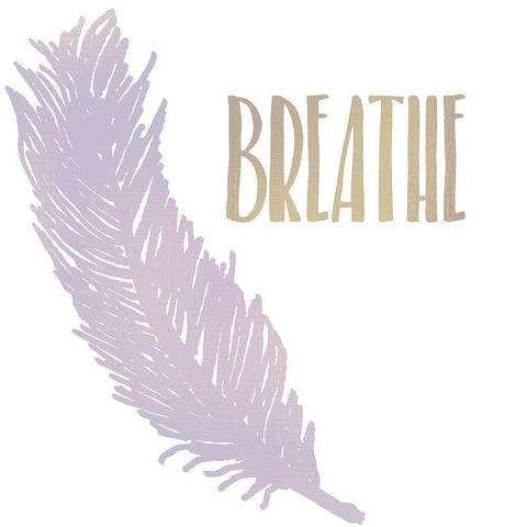 Breathe 1 Black Modern Wood Framed Art Print by Kimberly, Allen