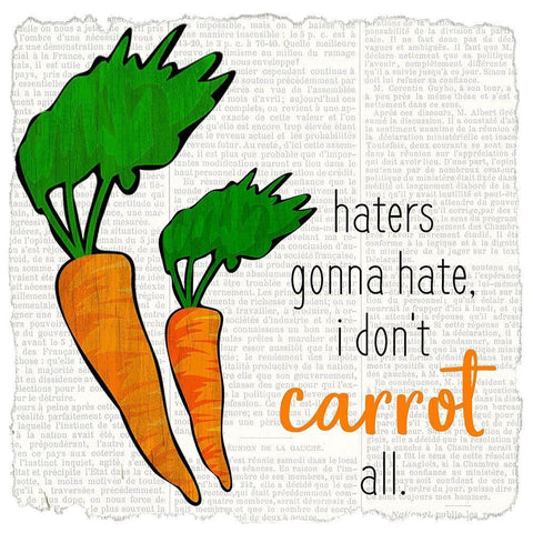 Just Veggie 1 White Modern Wood Framed Art Print by Kimberly, Allen