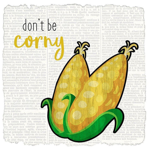 Just Veggie 3 Black Modern Wood Framed Art Print with Double Matting by Kimberly, Allen