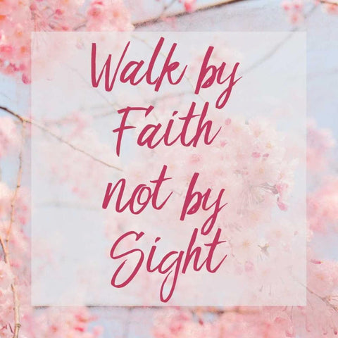Walk By Faith Black Modern Wood Framed Art Print by Allen, Kimberly