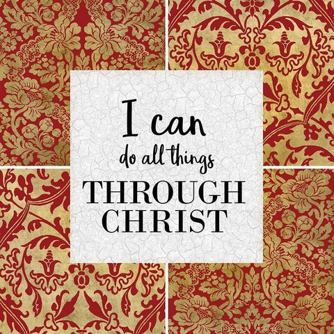 All Things 2 v2 Black Ornate Wood Framed Art Print with Double Matting by Kimberly, Allen