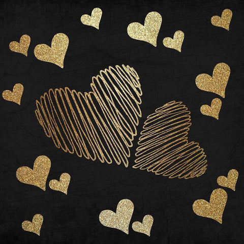 My Heart is in Paris 1 White Modern Wood Framed Art Print with Double Matting by Kimberly, Allen