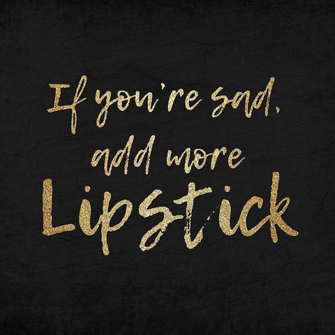 Lips 2 Black Modern Wood Framed Art Print by Kimberly, Allen