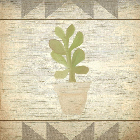 Cactus 2 Gold Ornate Wood Framed Art Print with Double Matting by Kimberly, Allen