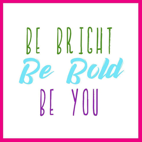 Be Bright Black Modern Wood Framed Art Print with Double Matting by Kimberly, Allen