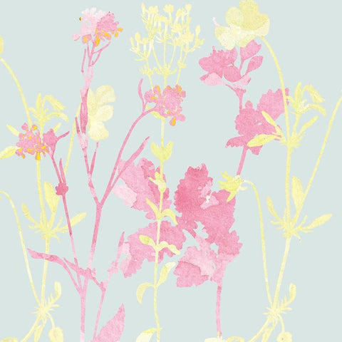 Sunshine Pink 1 Black Modern Wood Framed Art Print by Kimberly, Allen