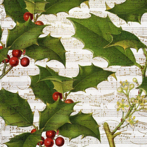 Glitter Christmas 2 Black Modern Wood Framed Art Print with Double Matting by Kimberly, Allen