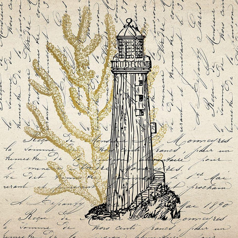 Letters to the Sea 2 Black Modern Wood Framed Art Print by Kimberly, Allen