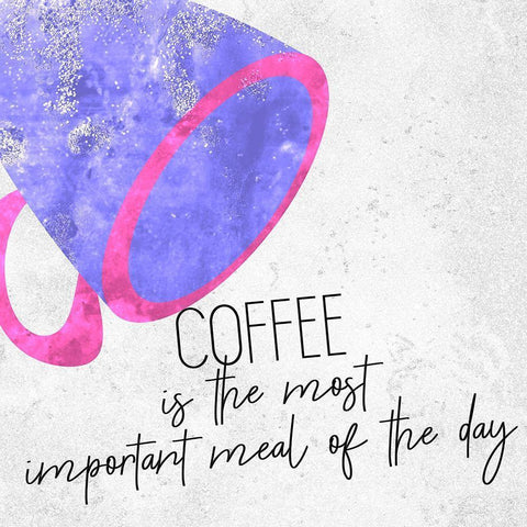 Coffee Time 8 Black Modern Wood Framed Art Print by Kimberly, Allen