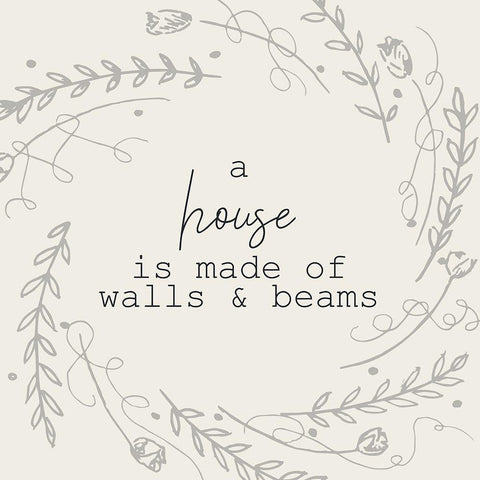 A Home 1 Black Ornate Wood Framed Art Print with Double Matting by Kimberly, Allen