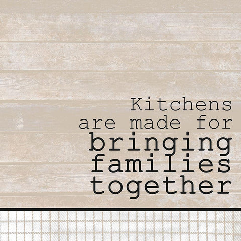 Kitchens Black Modern Wood Framed Art Print by Kimberly, Allen