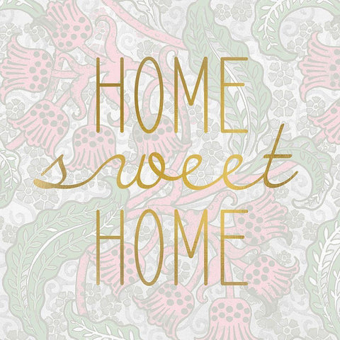 HOME sweet HOME Gold Ornate Wood Framed Art Print with Double Matting by Kimberly, Allen