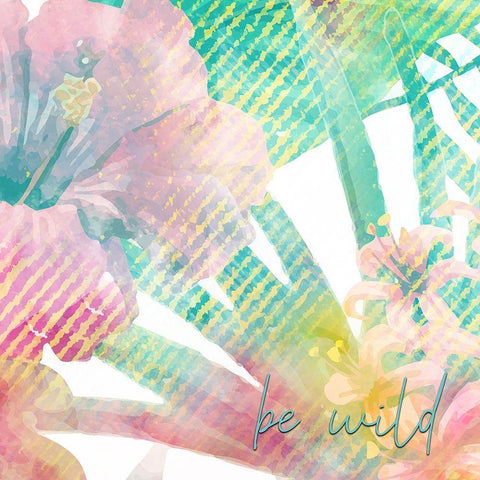 Be Happy 3 White Modern Wood Framed Art Print by Kimberly, Allen