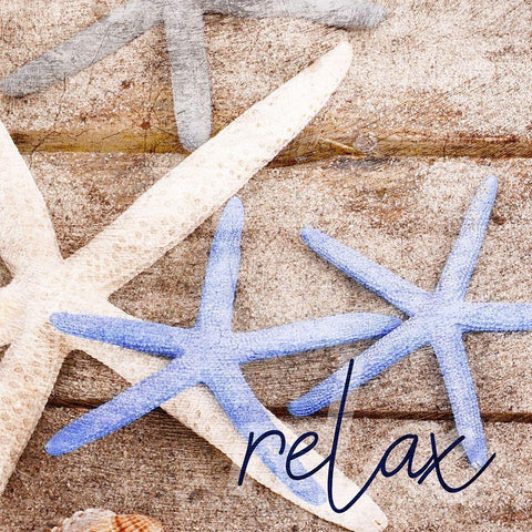 Starfish 2 Black Ornate Wood Framed Art Print with Double Matting by Kimberly, Allen