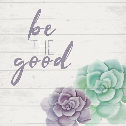 Be the Good Gold Ornate Wood Framed Art Print with Double Matting by Kimberly, Allen