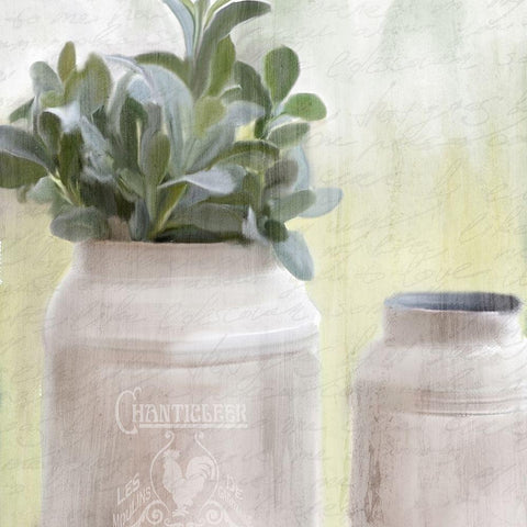 Farmhouse Mill Can White Modern Wood Framed Art Print with Double Matting by Kimberly, Allen