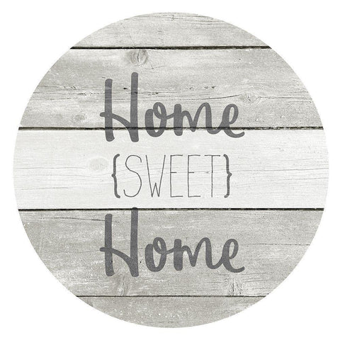 Home Sweet Home White Modern Wood Framed Art Print by Kimberly, Allen