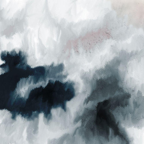 My Dreams v2 White Modern Wood Framed Art Print with Double Matting by Kimberly, Allen