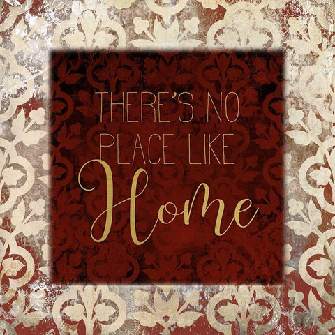 Love and Home 5 White Modern Wood Framed Art Print with Double Matting by Kimberly, Allen