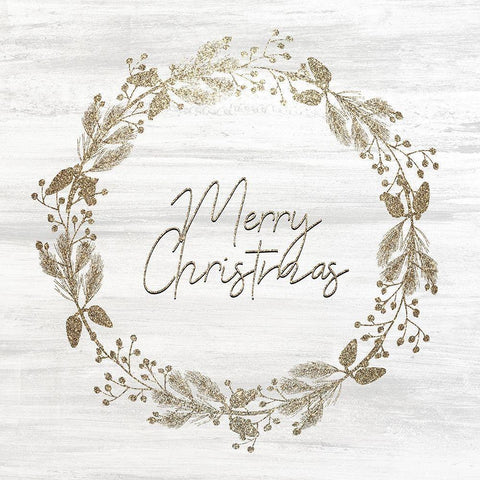 Christmas Romance 6 Gold Ornate Wood Framed Art Print with Double Matting by Kimberly, Allen