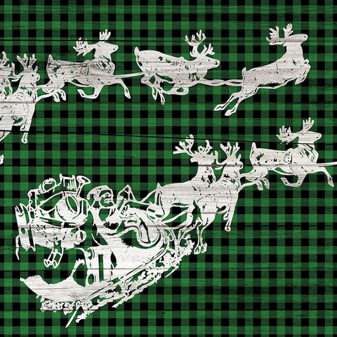 Farmhouse Christmas 11 Gold Ornate Wood Framed Art Print with Double Matting by Kimberly, Allen