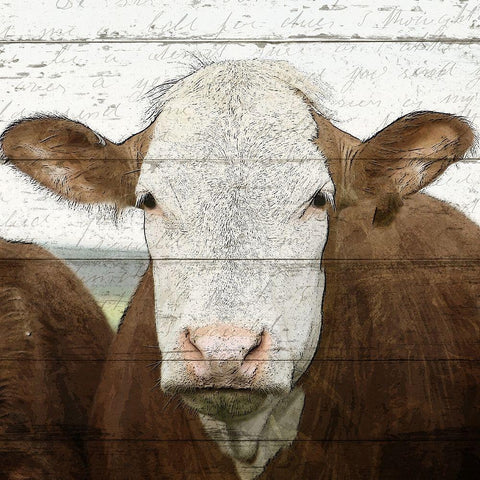 Farm Life 3 Black Modern Wood Framed Art Print with Double Matting by Kimberly, Allen