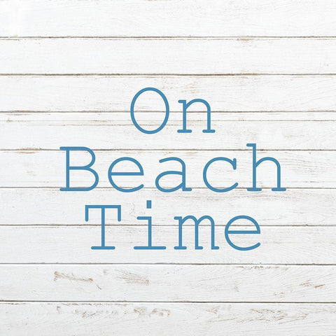 Beach Ready 2 Black Modern Wood Framed Art Print by Kimberly, Allen