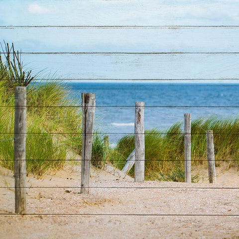 Beach Ready 3 White Modern Wood Framed Art Print with Double Matting by Kimberly, Allen