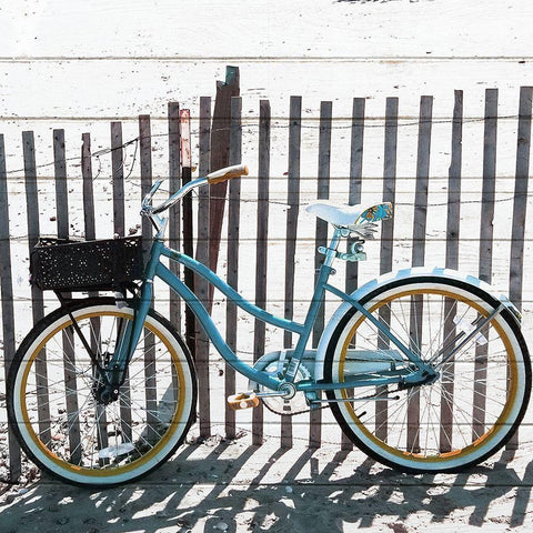 Beach Ready Full White Modern Wood Framed Art Print by Kimberly, Allen