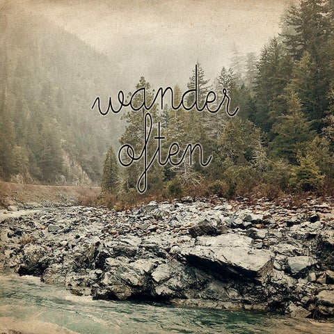 Wonder Often Black Ornate Wood Framed Art Print with Double Matting by Kimberly, Allen