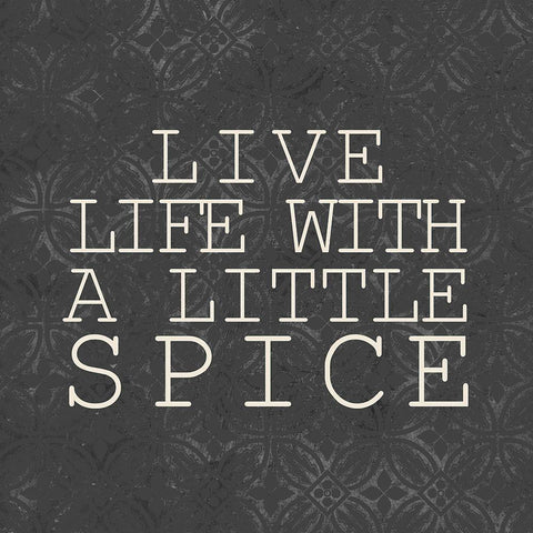 A Little Spice Black Modern Wood Framed Art Print by Kimberly, Allen