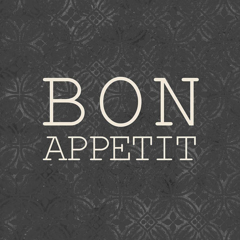 Bon Appetit Gold Ornate Wood Framed Art Print with Double Matting by Kimberly, Allen