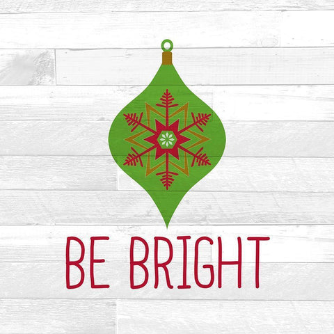 Be Bright Black Modern Wood Framed Art Print with Double Matting by Kimberly, Allen