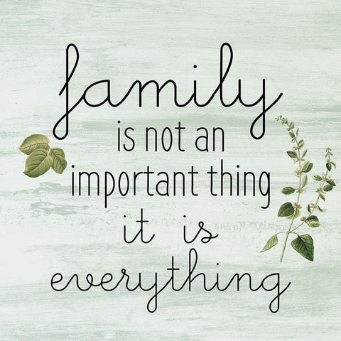 Home and Family 3 Black Modern Wood Framed Art Print by Kimberly, Allen