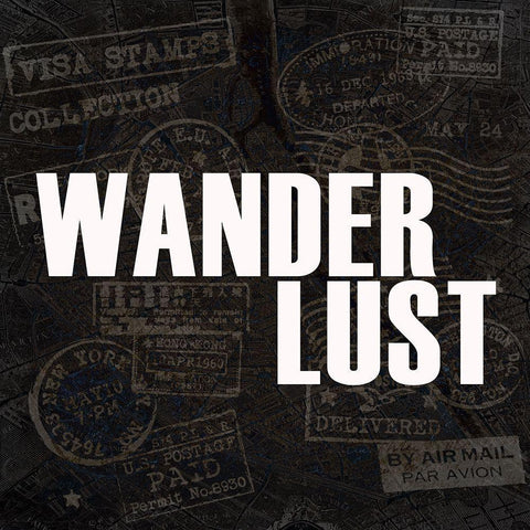 Wander 3 White Modern Wood Framed Art Print with Double Matting by Kimberly, Allen