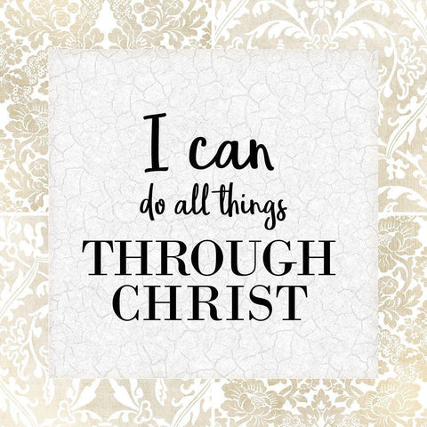God Will 2 White Modern Wood Framed Art Print by Kimberly, Allen
