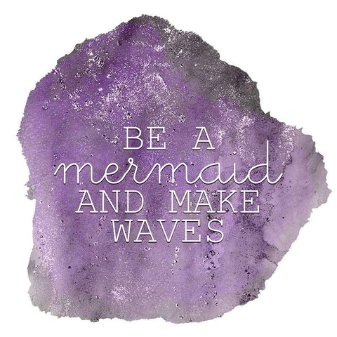 Lets Be Mermaids 3 Black Ornate Wood Framed Art Print with Double Matting by Kimberly, Allen