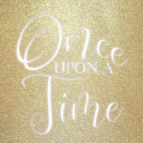 Once Upon A Time Black Modern Wood Framed Art Print with Double Matting by Kimberly, Allen