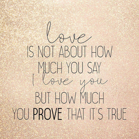 Love is Not Black Ornate Wood Framed Art Print with Double Matting by Kimberly, Allen
