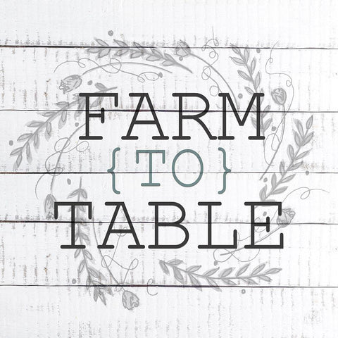 Farmhouse Fresh Black Ornate Wood Framed Art Print with Double Matting by Kimberly, Allen