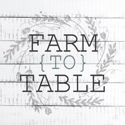 Farmhouse Fresh Black Modern Wood Framed Art Print by Kimberly, Allen